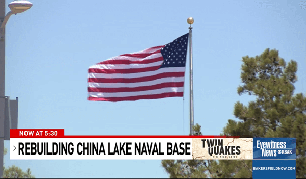 China Lake Naval Base Earthquake Recovery