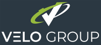 Logo Velo Group background dark blue