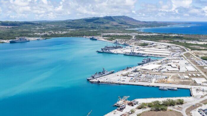 US Naval Base at Guam