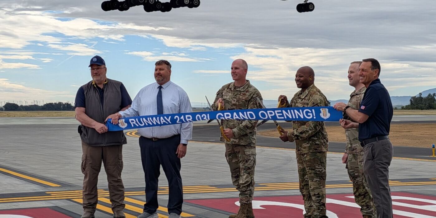 Travis Air Force Base's Runway 21R/03L